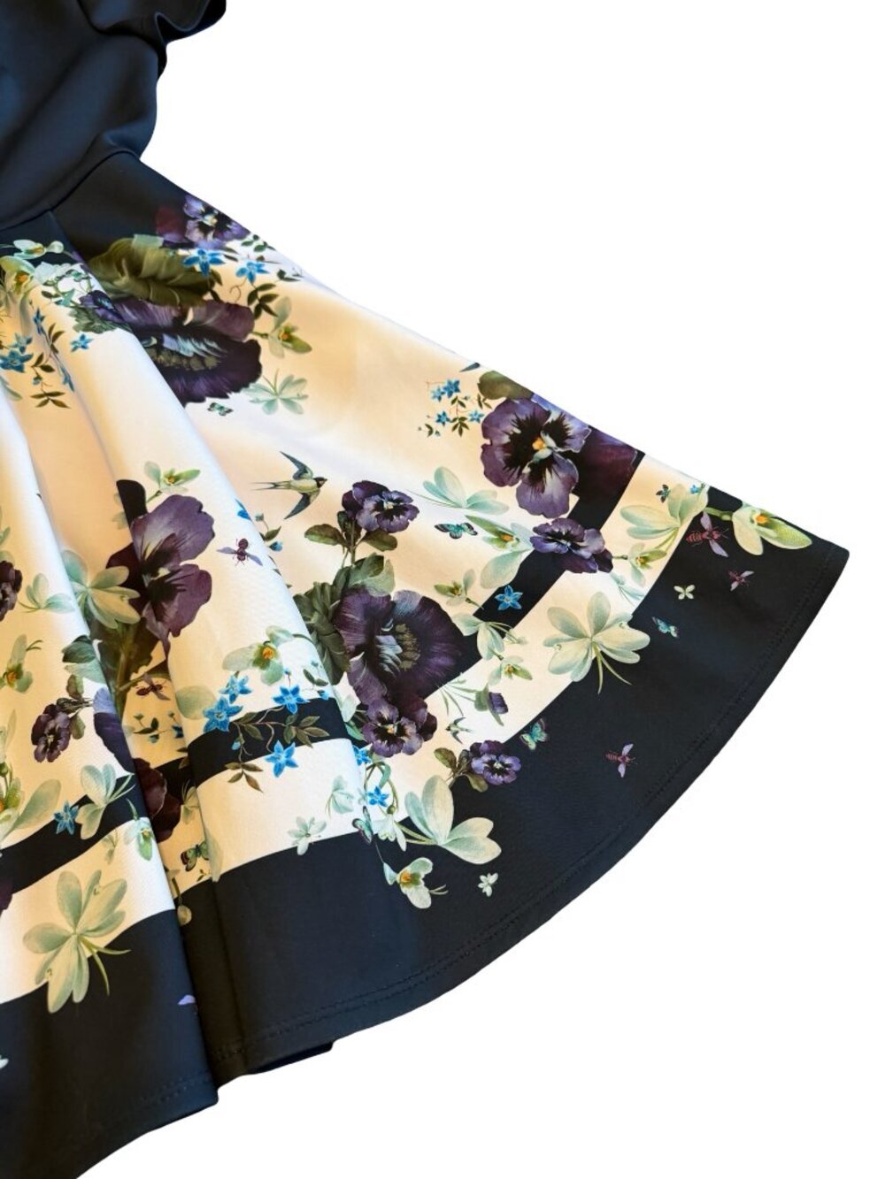 Ted Baker London Stefh A-Line Short Sleeve Dress Floral Print Size 2 4-6 Women's - Picture 6 of 16
